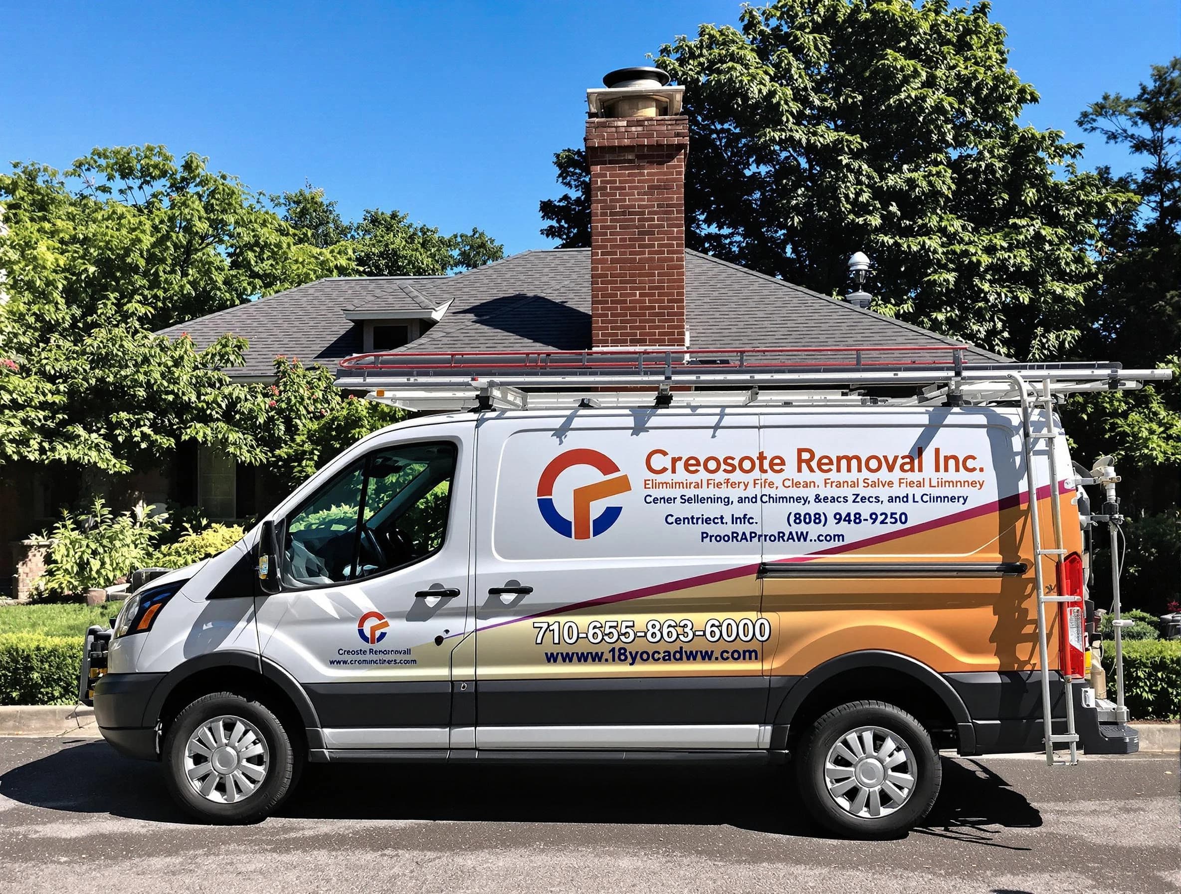 Canton Chimney Sweep technician removing creosote safely in Canton, MA