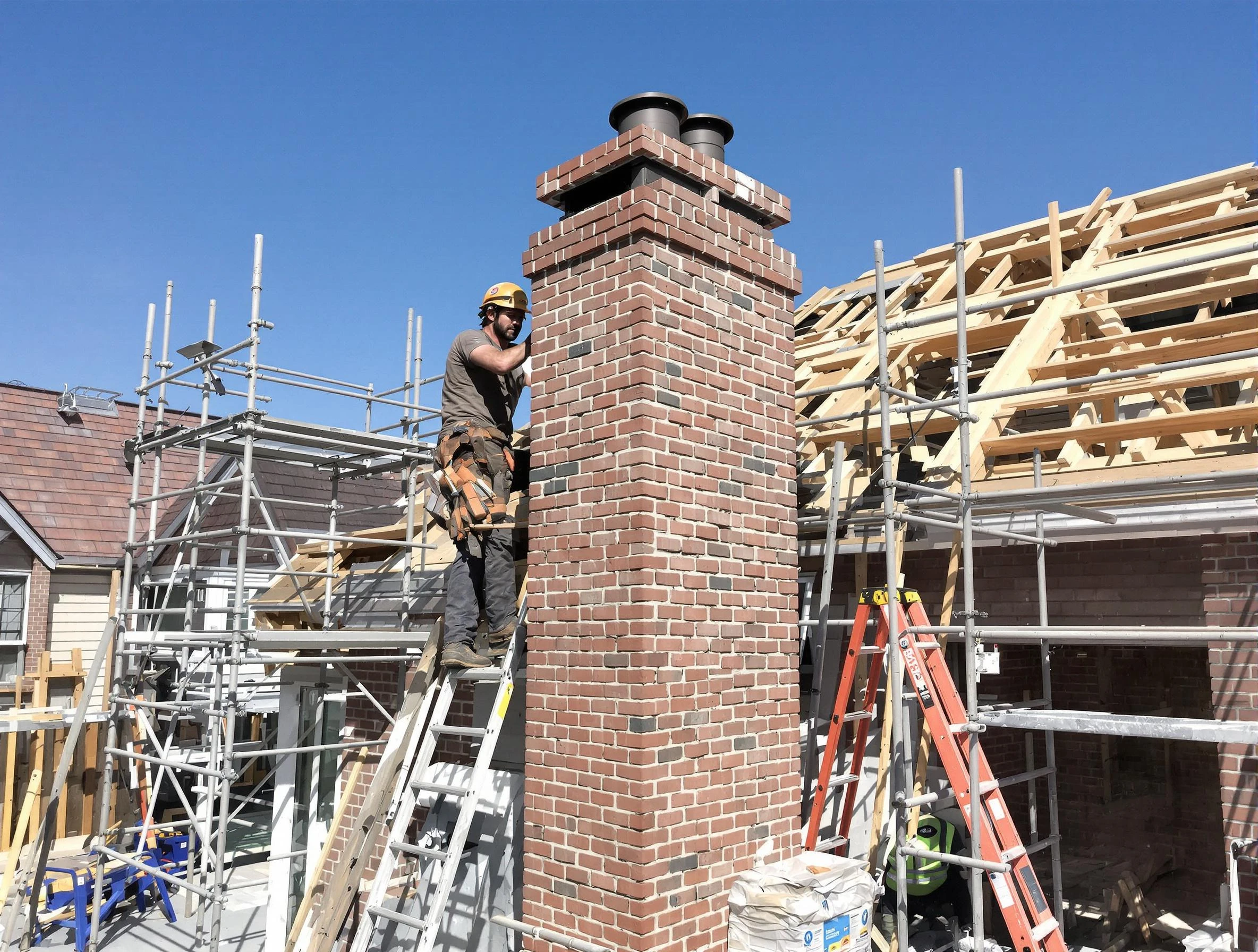 New chimney installation completed by Canton Chimney Sweep in Canton, MA